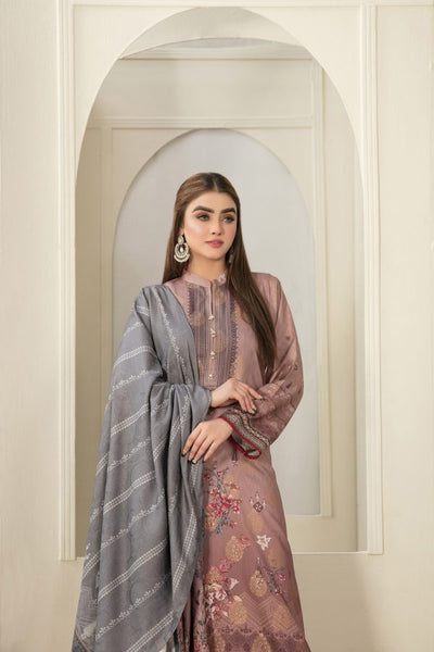 Tawakkal Fabrics 3 Piece Stitched Digital Printed Broshia Staple Suit D-8280