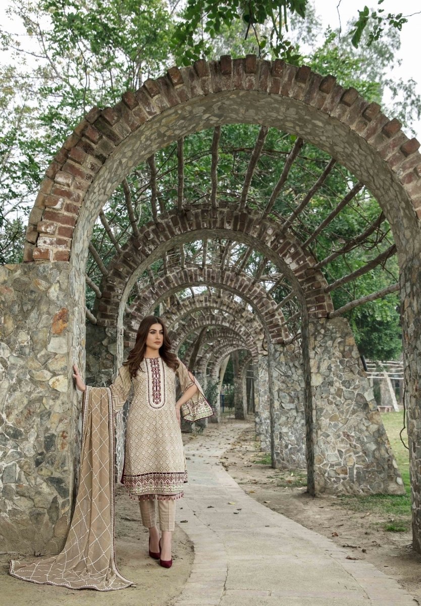 Ready To Wear Tawakkal Fabrics Dalliance of Dreams 3 Piece Suit D-9000-A