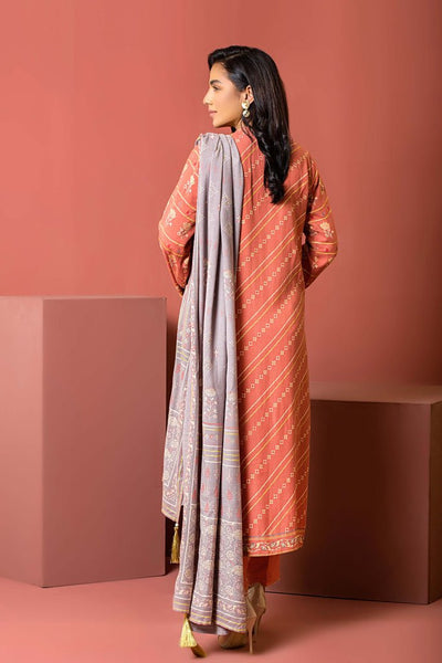 Lakhany 3 Piece Stitched Dareechay Embroidered Suit LSM-3010