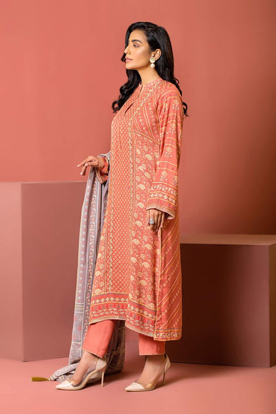 Lakhany 3 Piece Stitched Dareechay Embroidered Suit LSM-3010