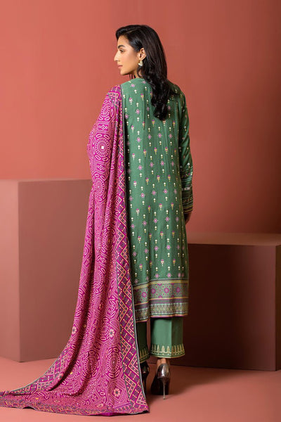 Lakhany 3 Piece Stitched Dareechay Embroidered Suit LSM-3016