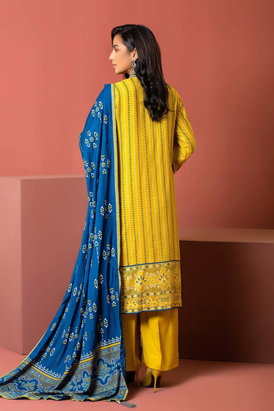 Lakhany 3 Piece Stitched Dareechay Embroidered Suit LSM-3012