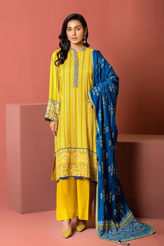 Lakhany 3 Piece Unstitched Dareechay Embroidered Suit DEC-SR-0064