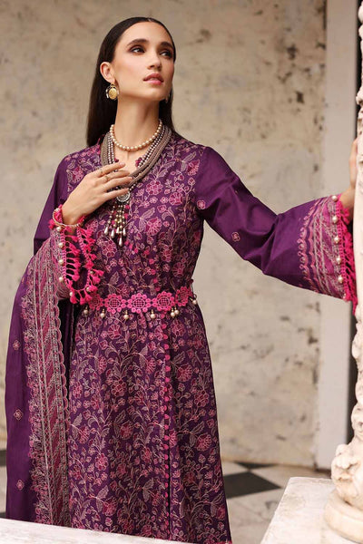 Gul Ahmed 3PC Embroidered Lawn Unstitched Suit With Embroidered Denting Lawn Dupatta DN-32034