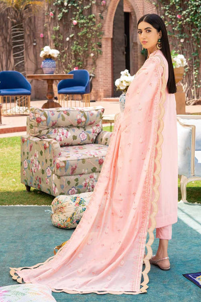 Gul Ahmed 3 PC Stitched Embroidered Lawn Suit with Yarn Dyed Dupatta FE-12004