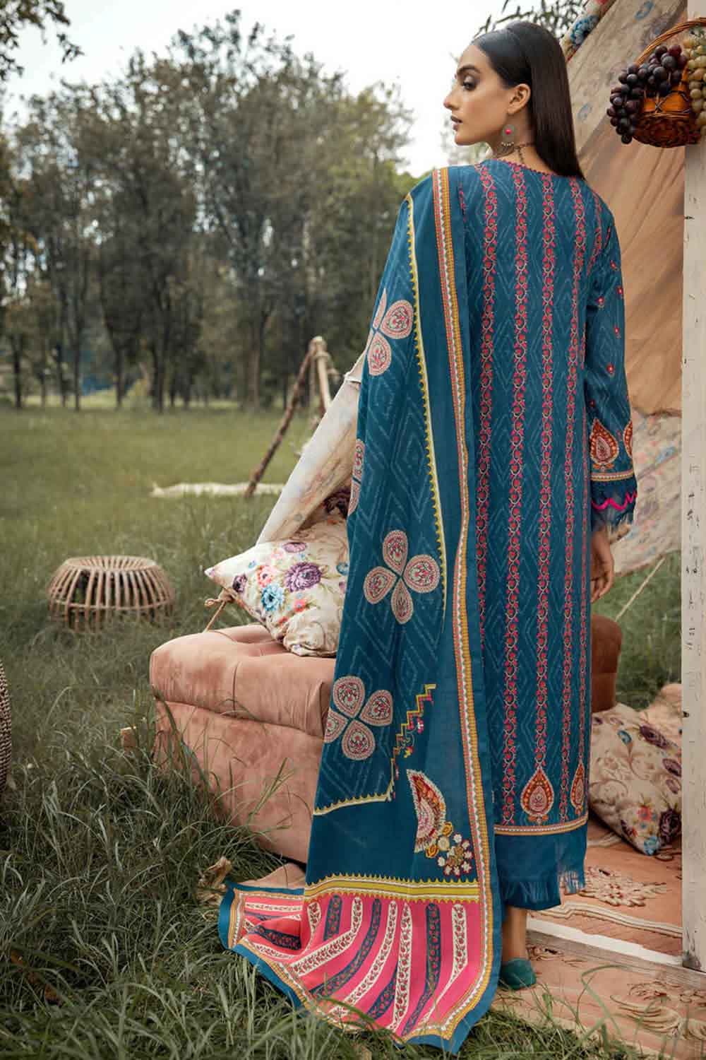 Gul Ahmed 3PC Unstitched Khaddar Suit K-22053
