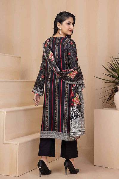 Gul Ahmed 3PC Khaddar Stitched Digital Printed Suit K-22088