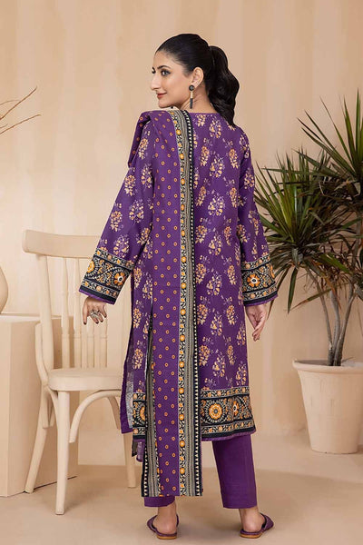 Gul Ahmed 3PC Khaddar Stitched Printed Suit K-22095 B