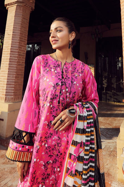 Lakhany 3 Piece Unstitched Komal Printed Lawn Suit - KP-2024-B