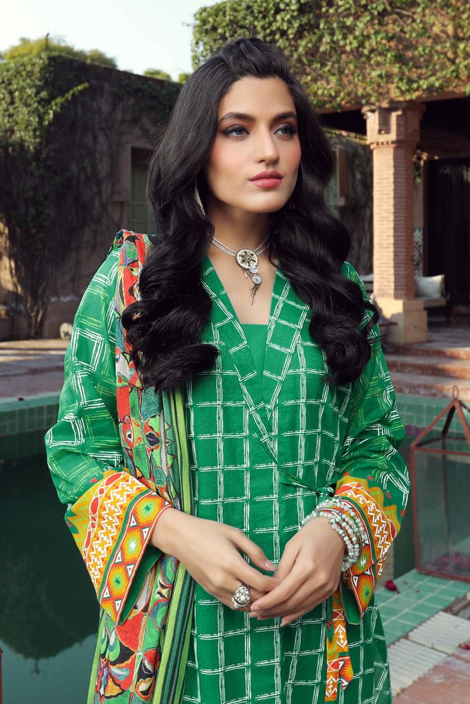 Lakhany 3 Piece Unstitched Komal Printed Lawn Suit - KP-2028-A