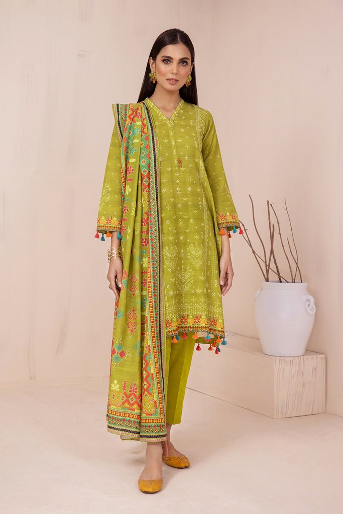 Lakhany 3 Piece Stitched Khaddar Prints Suit LSM-2954