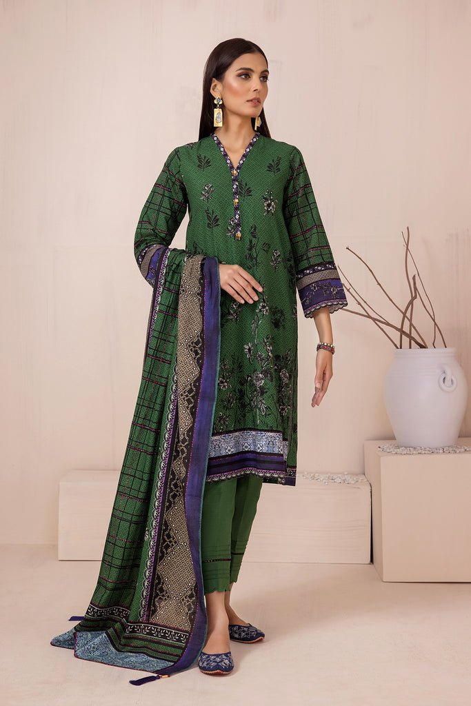 Lakhany 3 Piece Stitched Khaddar Prints Suit LSM-2952