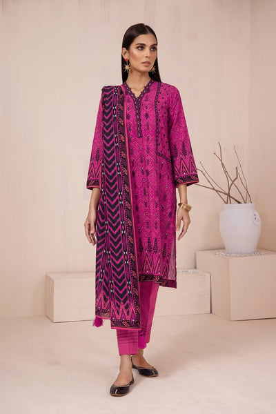 Lakhany 3 Piece Stitched Khaddar Prints Suit LSM-2956