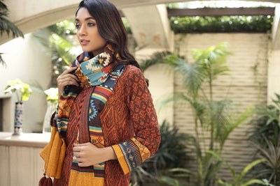 Lakhany 3 Piece Unstitched Printed Soft Khaddar Suit KPW-505