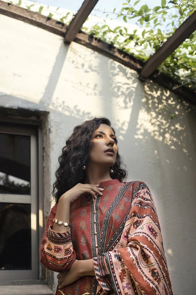 Lakhany 3 Piece Unstitched Printed Soft Khaddar Suit KPW-510
