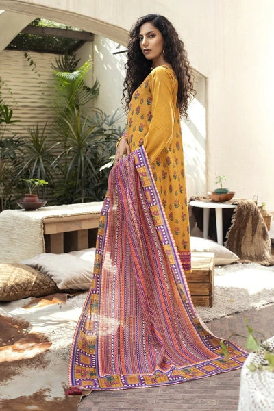 Lakhany 3 Piece Unstitched Printed Soft Khaddar Suit KPW-517