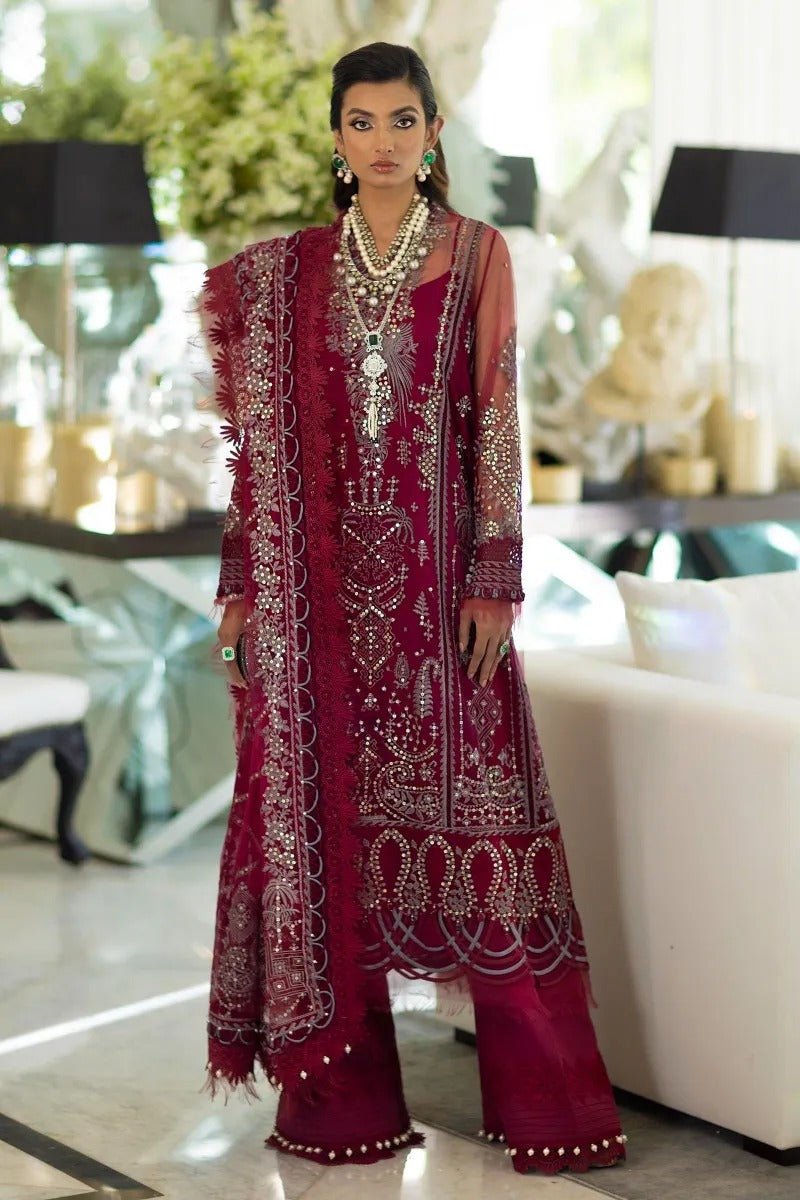 SANA SAFINAZ 3 Piece Unstitched Digital Printed & Embroidered Suit - L221-003A-CX