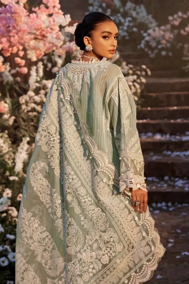 SANA SAFINAZ 3 Piece Unstitched Digital Printed & Embroidered Suit - L221-005B-CH