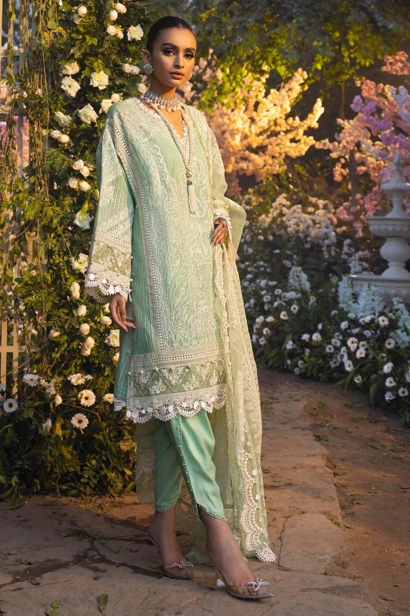 SANA SAFINAZ 3 Piece Unstitched Digital Printed & Embroidered Suit - L221-005B-CH