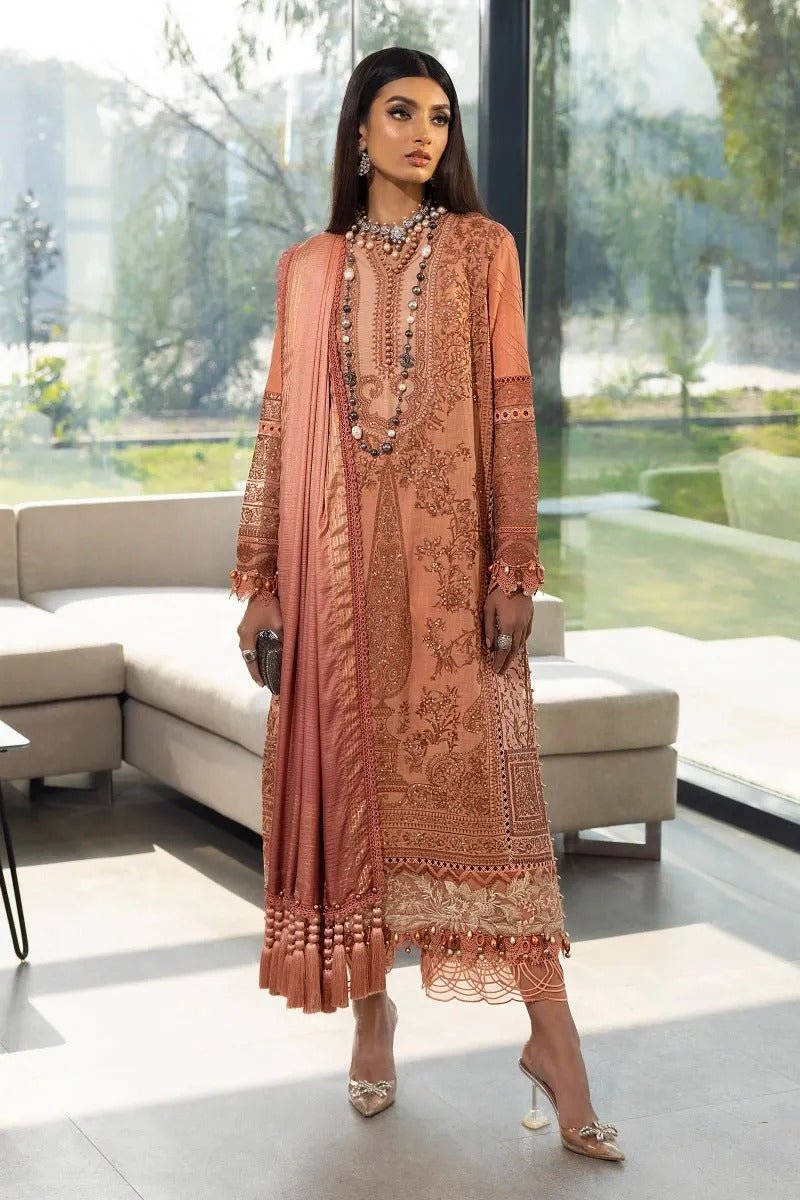SANA SAFINAZ 3 Piece Unstitched Digital Printed & Embroidered Suit - L221-007A-CL