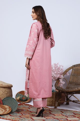 Lakhany 02 Piece Stitched Embroidered Lawn Shirt & Trouser - LG-EA-0462