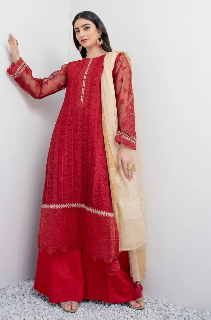 Ready To Wear Lakhani 3 Piece Embroidered Lawn  Suit LSM-2130
