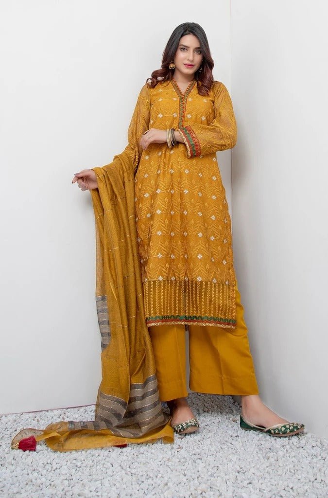 Ready To Wear Lakhani 3 Piece Embroidered Lawn  Suit LSM-2131