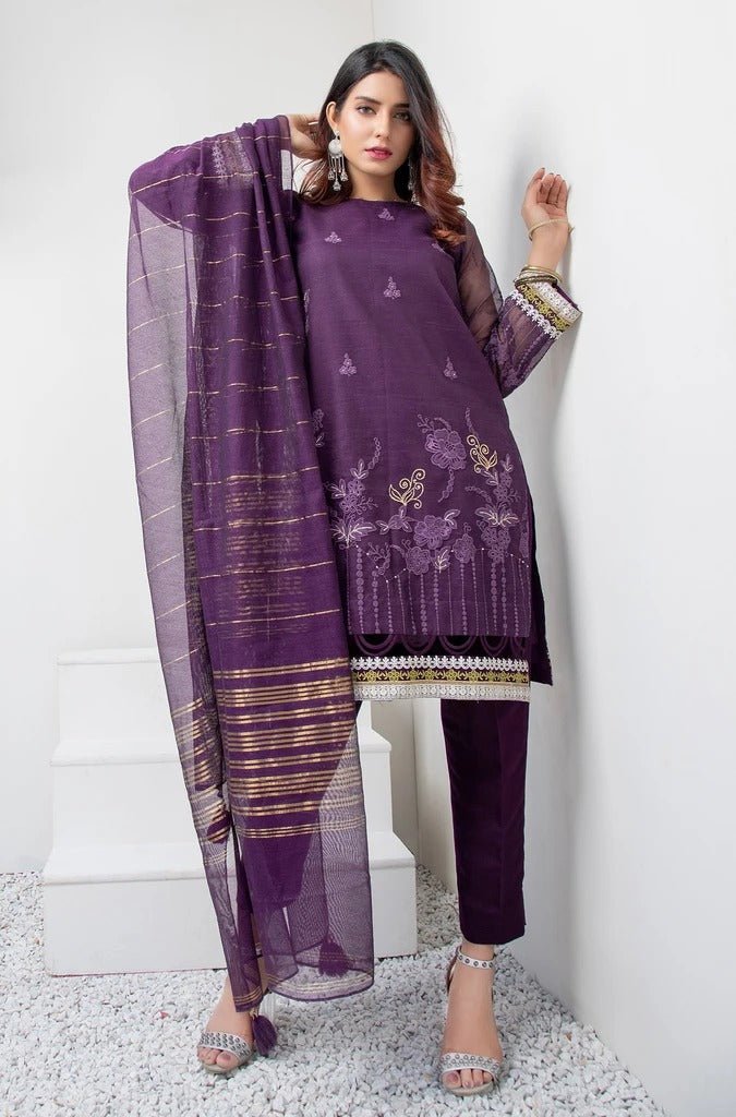 Ready To Wear Lakhani 3 Piece Embroidered Lawn  Suit LSM-2132