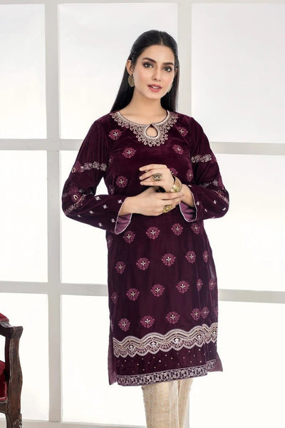 Ready To Wear Lakhany 1 Piece Embroidered Velvet Shirt LSM-2438