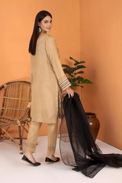Ready To Wear Lakhany 03 Piece Raw Silk Suit LSM-2503