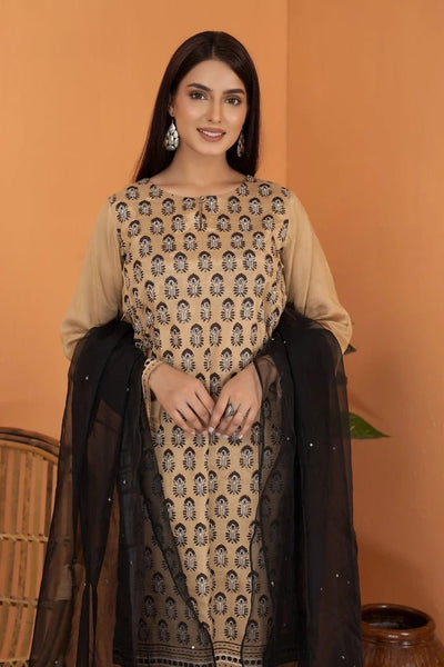 Ready To Wear Lakhany 03 Piece Raw Silk Suit LSM-2503