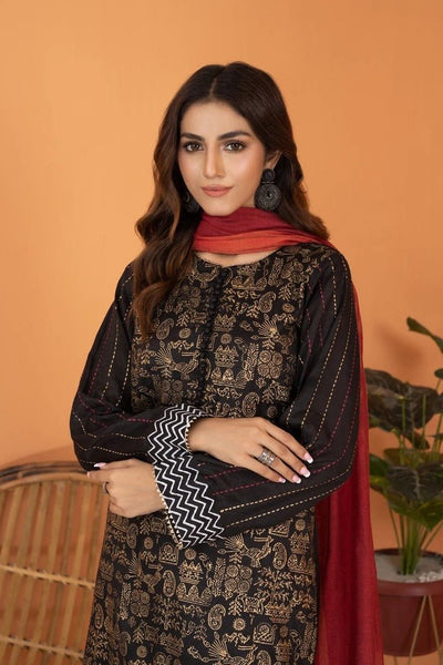 Ready To Wear Lakhany 03 Piece Raw Silk Suit LSM-2507