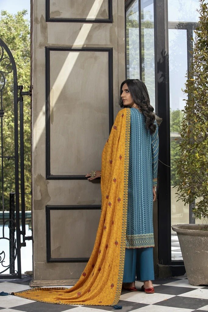 Ready To Wear Lakhany 3 Piece Embroidered Karandi Suit LSM-2532