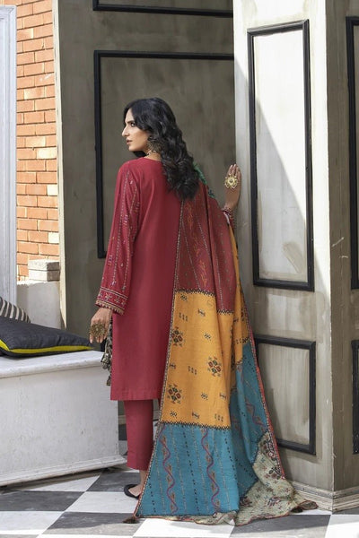 Ready To Wear Lakhany 3 Piece Embroidered Karandi Suit LSM-2537