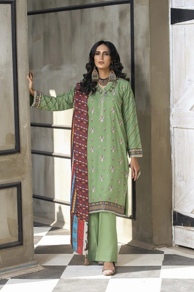 Ready To Wear Lakhany 3 Piece Embroidered Karandi Suit LSM-2538