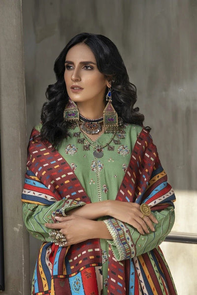 Ready To Wear Lakhany 3 Piece Embroidered Karandi Suit LSM-2538