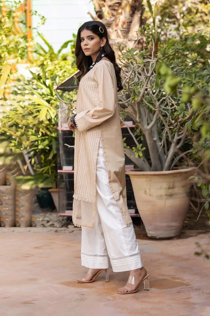 Lakhany 1 Piece Stitched Solid Pret Collection Cambric Shirt - LSM-2751