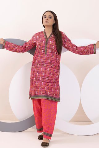 Lakhany 02 Piece Ready to wear Printed Shirt & Trouser - LSM-3033