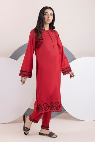 Lakhany 02 Piece Ready to Wear Embroidered Shirt & Trouser - LSM-3056