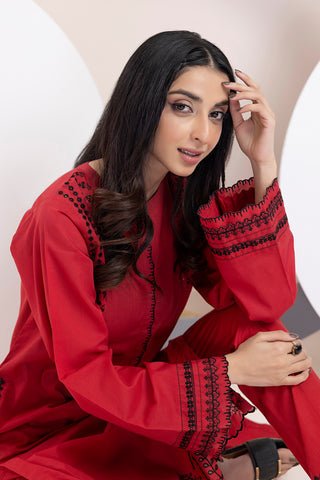Lakhany 02 Piece Ready to Wear Embroidered Shirt & Trouser - LSM-3056