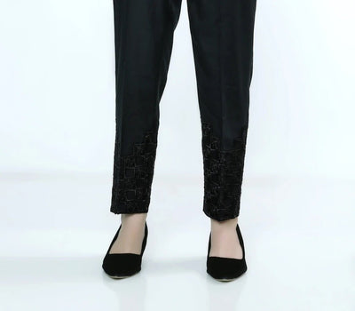 Lakhany 01 Piece Embroidered Stitched Trousers LSM-T-1599-Black