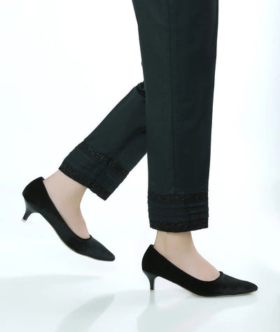 Lakhany 01 Piece Embroidered Stitched Trousers LSM-T-1608-Black