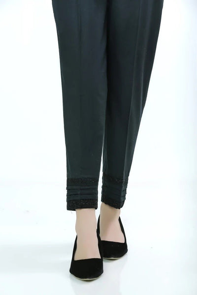 Lakhany 01 Piece Embroidered Stitched Trousers LSM-T-1608-Black