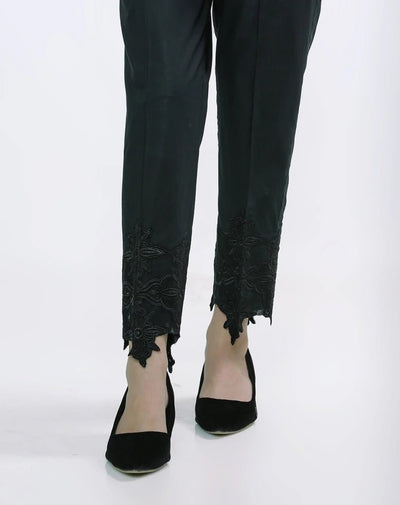 Lakhany 01 Piece Embroidered Stitched Trousers LSM-T-1612-Black