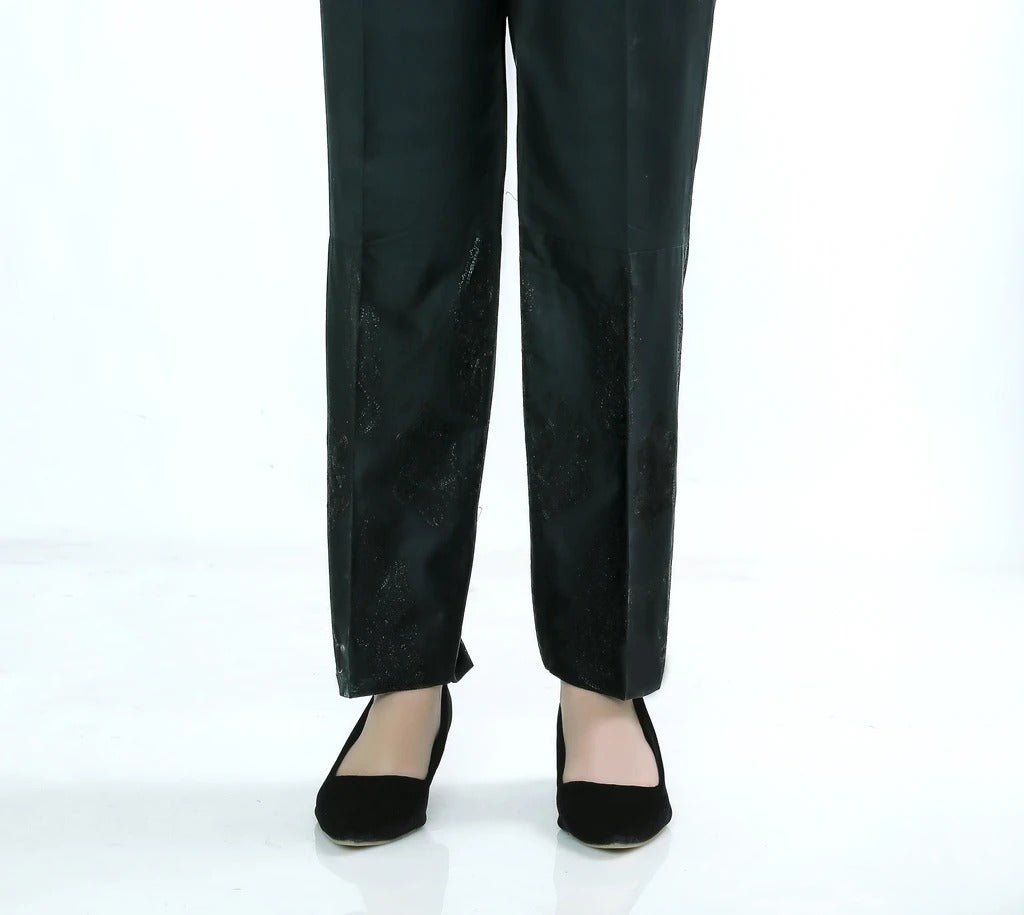 Lakhany 01 Piece Embroidered Stitched Trousers LSM-T-1614-Black