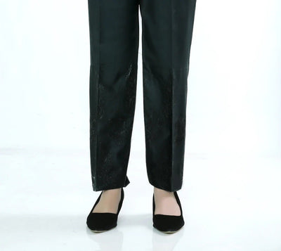 Lakhany 01 Piece Embroidered Stitched Trousers LSM-T-1614-Black