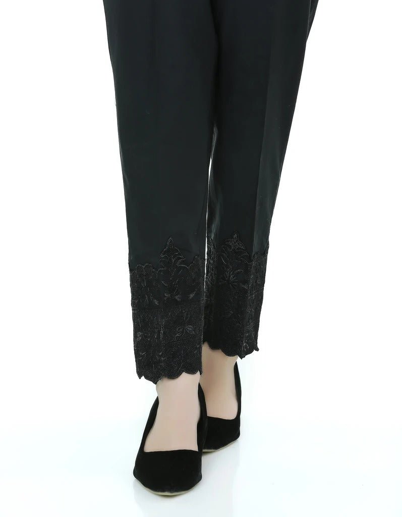 Lakhany 01 Piece Embroidered Stitched Trousers LSM-T-1618-Black