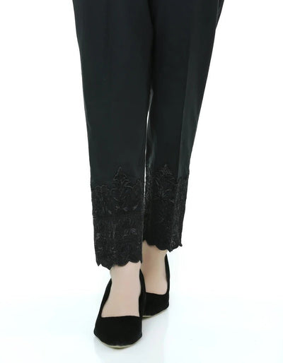 Lakhany 01 Piece Embroidered Stitched Trousers LSM-T-1618-Black