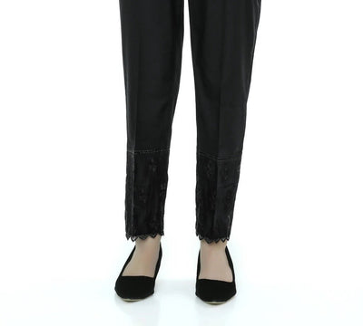 Lakhany 01 Piece Embroidered Stitched Trousers LSM-T-1623-Black