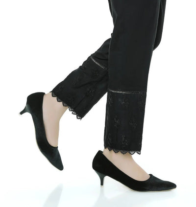 Lakhany 01 Piece Embroidered Stitched Trousers LSM-T-1623-Black